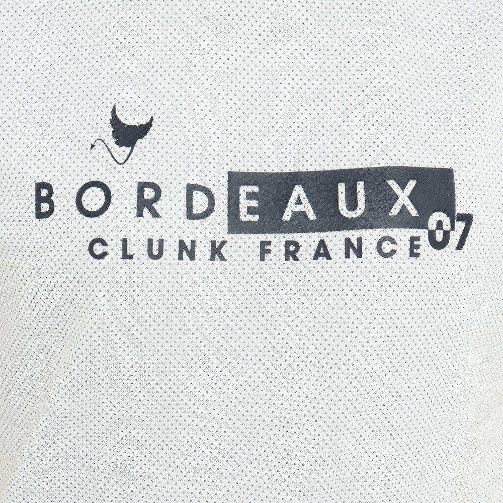 クランク（CLUNK）（レディース）ゴルフウェア 吸汗速乾 消臭 半袖モックネックシャツ  CL5PUG09 WHT