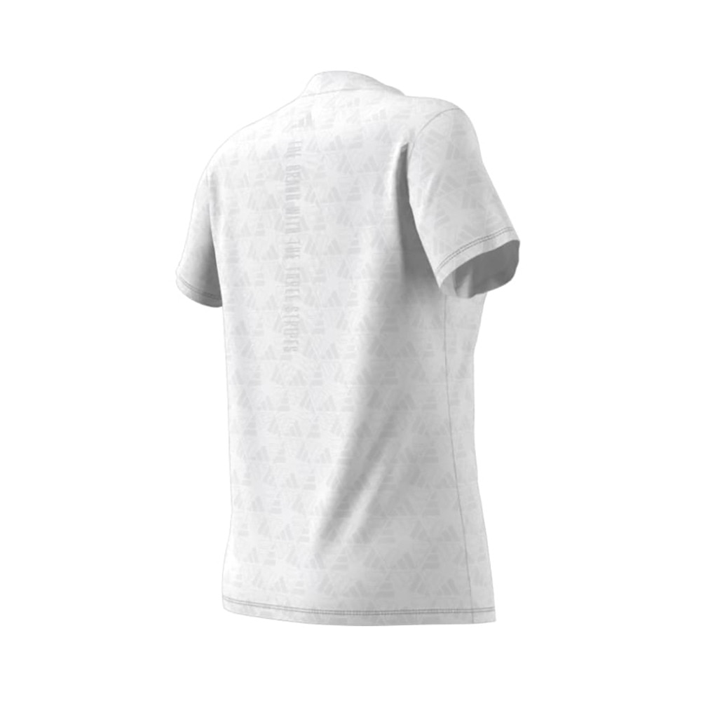アディダス（adidas）（レディース）モックネック ゴルフ 半袖 BOSロゴ柄デボス モックネック半袖シャツ KTI74-JF4556W