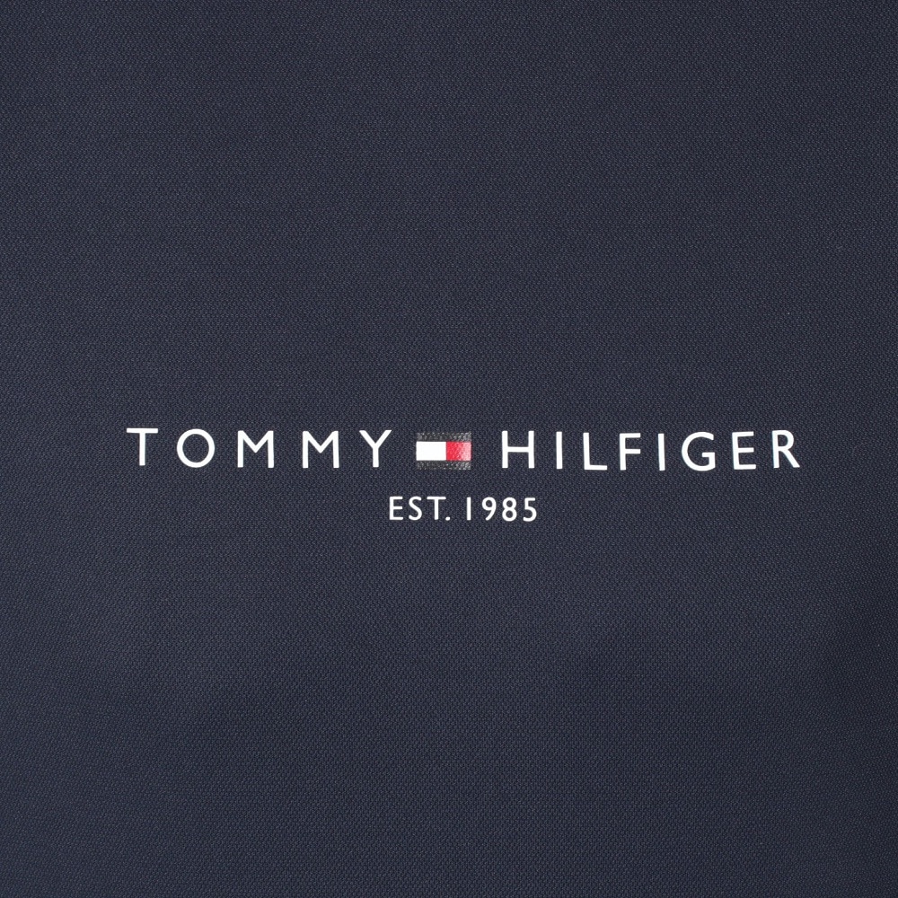 トミー ヒルフィガー ゴルフ（TOMMY HILFIGER GOLF）（レディース）ゴルフウェア 吸水速乾 抗菌防臭 フロントロゴ 半袖モックネックシャツ THLA512-NVY