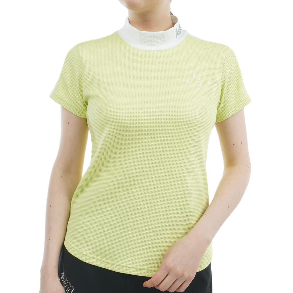 ゴルフウェア　アドミラル レディース 接触冷感 ジオメタロゴ 半袖 モックネックシャツ ADLA529 [2025年春夏モデル] アドミラル ゴルフ（Admiral GOLF）（レディース）モックネック ゴルフ