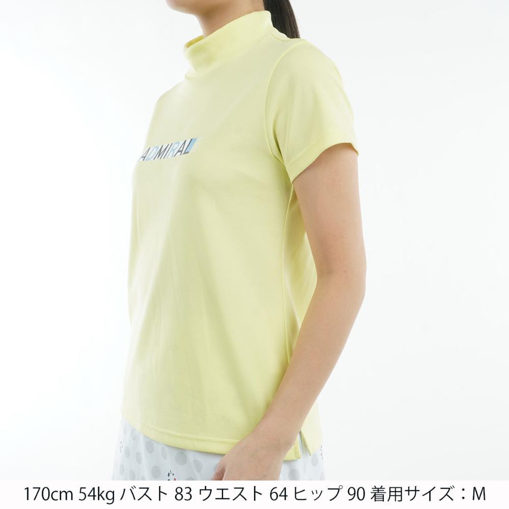 アドミラル ゴルフ（Admiral GOLF）（レディース）ゴルフウェア 半袖 カラタッチ ドライモックシャツ ADLA532-YEL