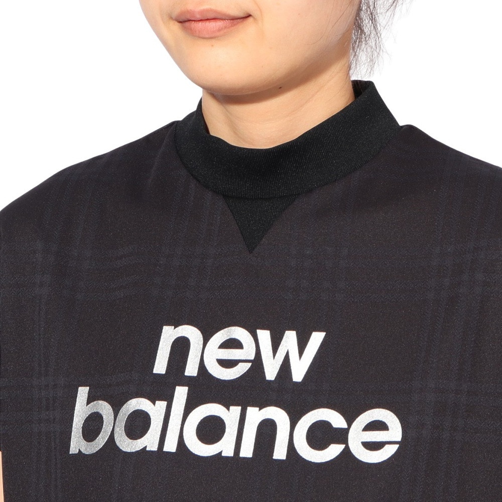 ニューバランス（new balance）（レディース）ゴルフ 半袖 モックネック プルオーバー 012-5166512-010