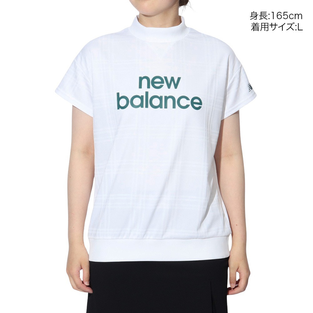 ニューバランス（new balance）（レディース）ゴルフ 半袖 モックネック プルオーバー 012-5166512-030