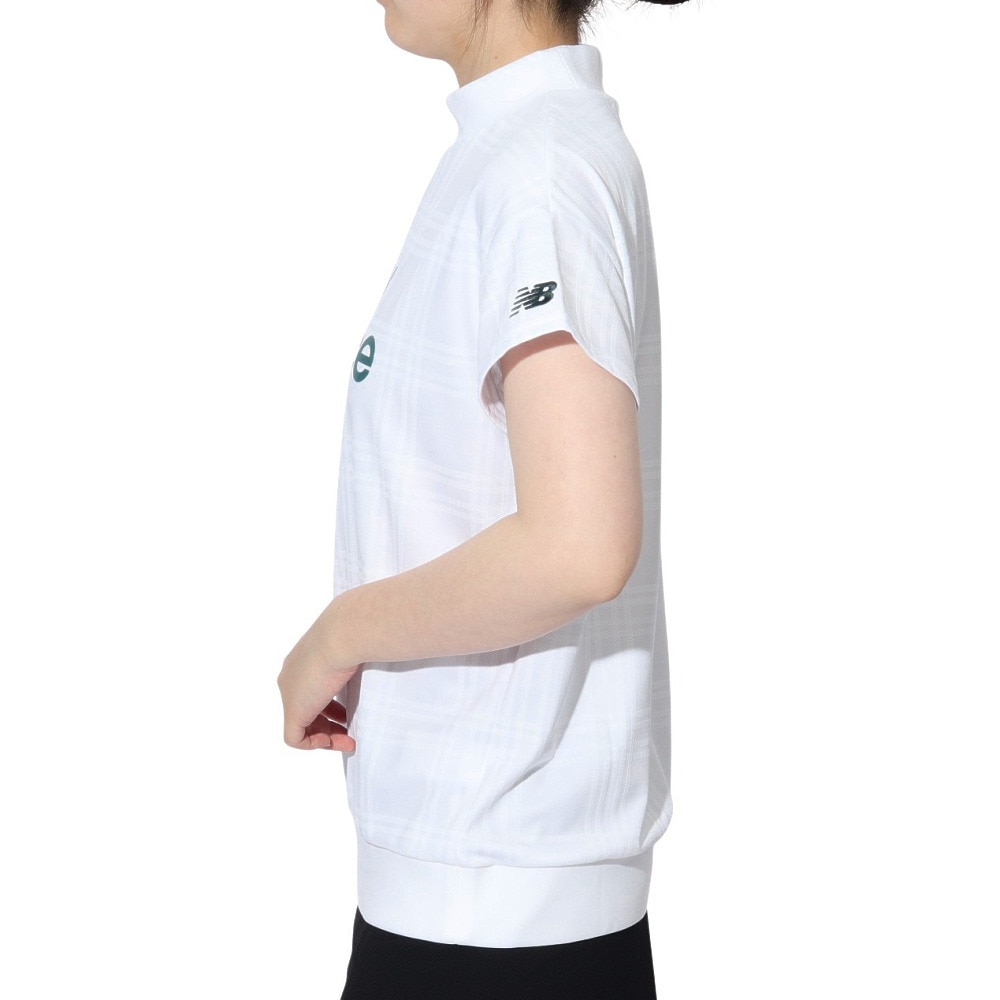ニューバランス（new balance）（レディース）ゴルフ 半袖 モックネック プルオーバー 012-5166512-030