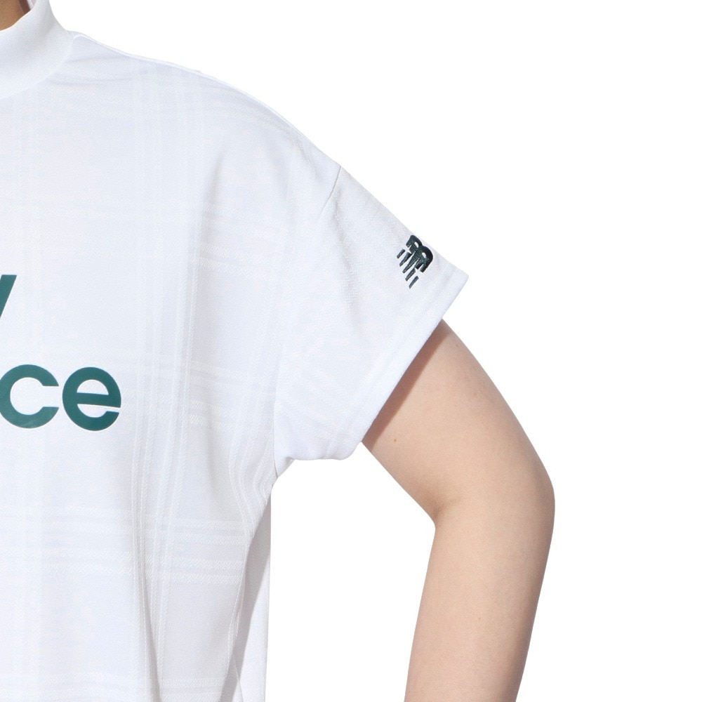 ニューバランス（new balance）（レディース）ゴルフ 半袖 モックネック プルオーバー 012-5166512-030