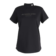 (レディース)モックネック ゴルフ カチオンポリエステル ベア天 半袖ハイネック 043-5167352-010