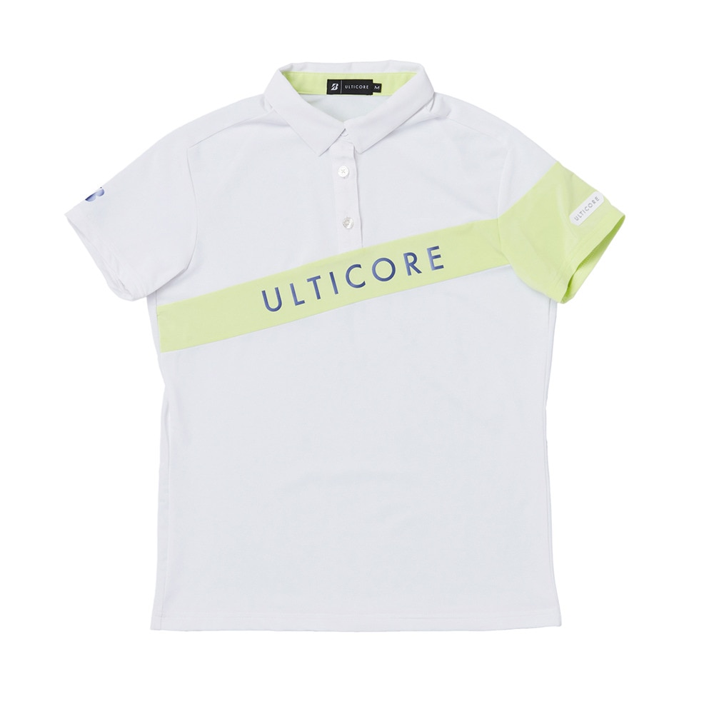 【ULTICORE 】アルティコア　長袖ネックシャツ L ホワイト ULTICORE 】アルティコア 長袖ネックシャツ L ホワイト メンズウェア