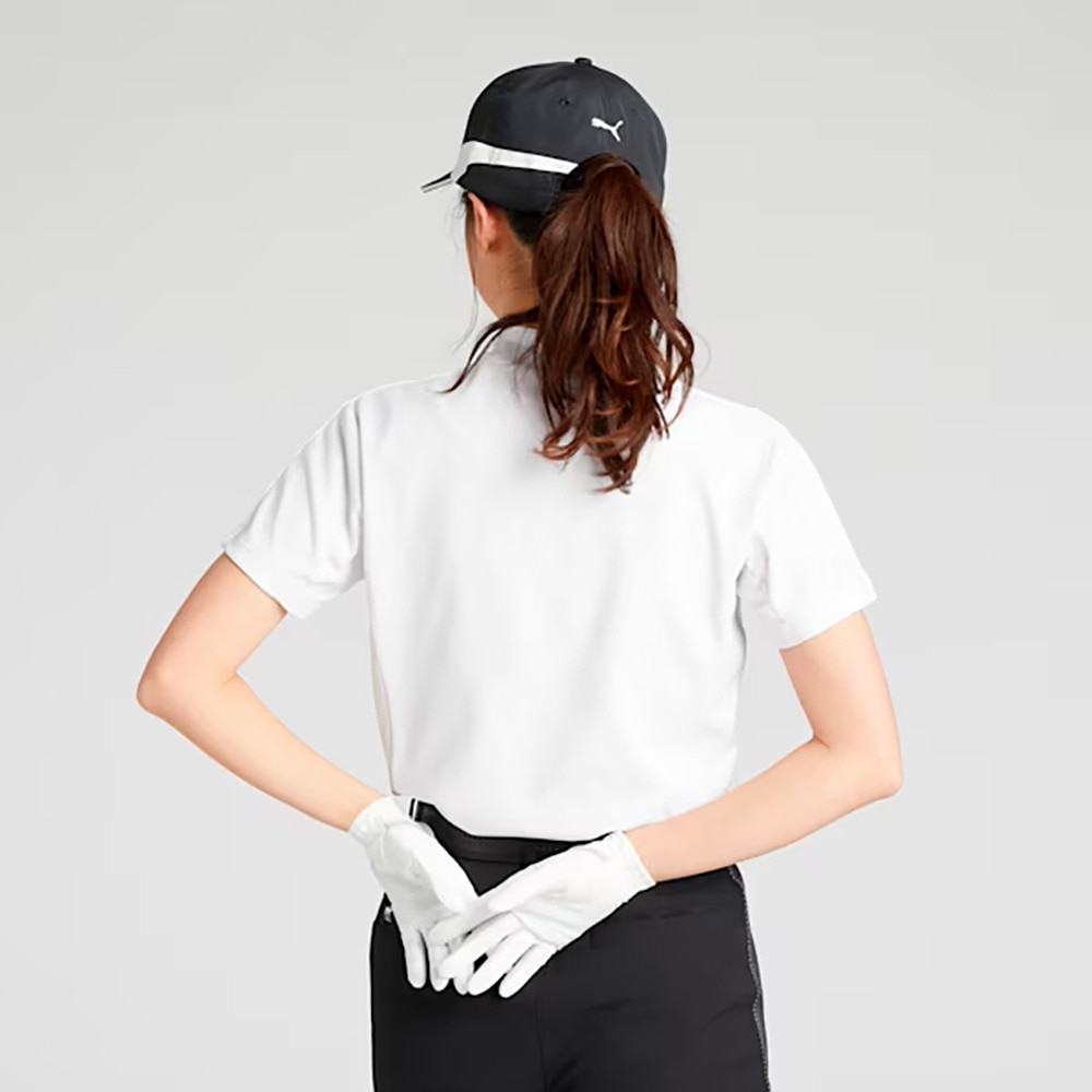 プーマ（PUMA）（レディース）ゴルフウェア PF テック ライン 3D 半袖 モックネックシャツ 633362-03