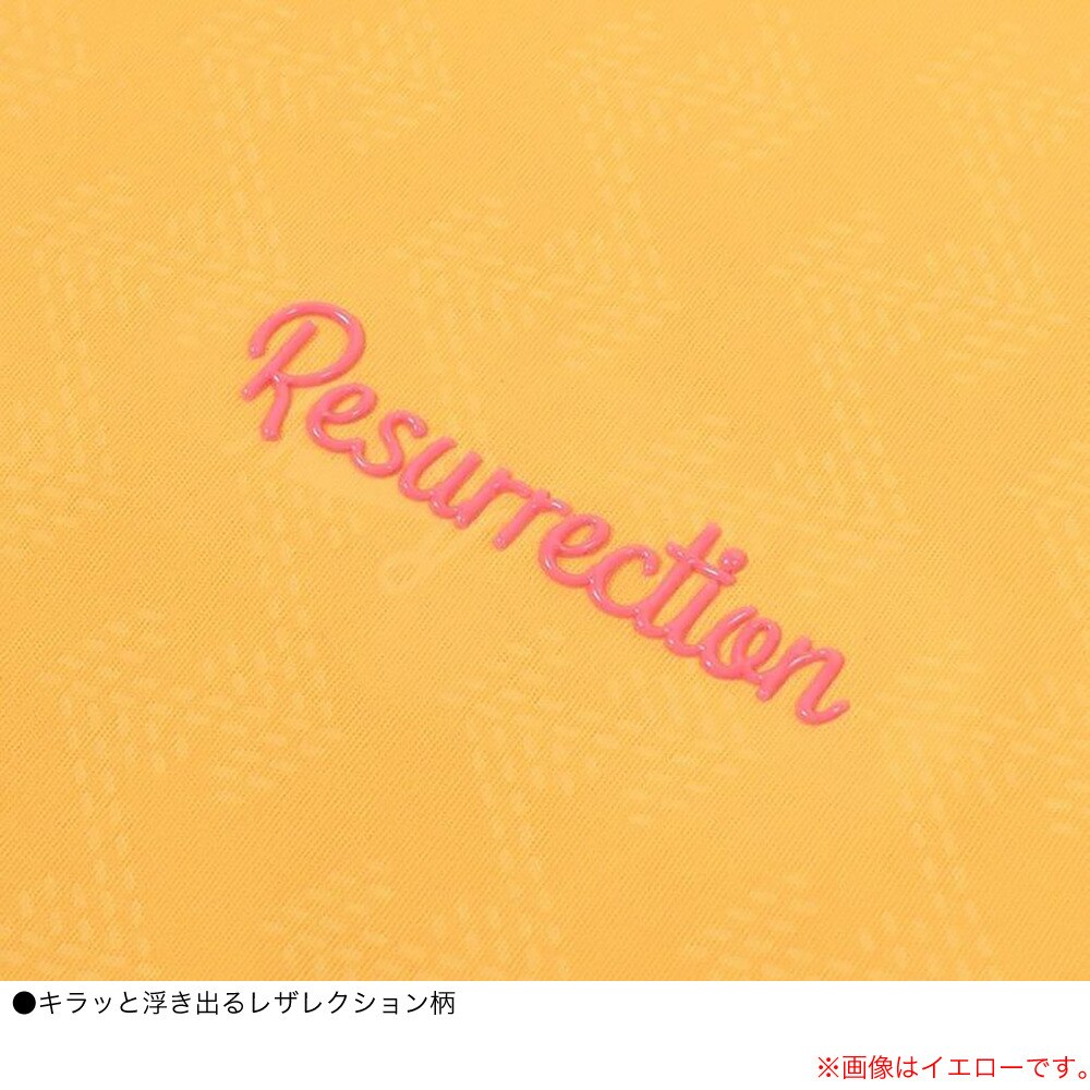レザレクション（Resurrection）（レディース）モックネック ゴルフ 半袖 GMエンボスモックネック BE12IN05W