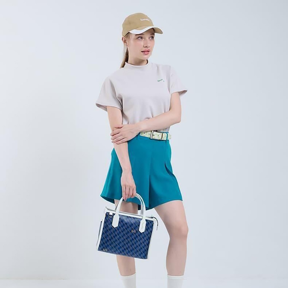レザレクション（Resurrection）（レディース）モックネック ゴルフ 半袖 ドルマンスリーブモックネック BE12IN15-W