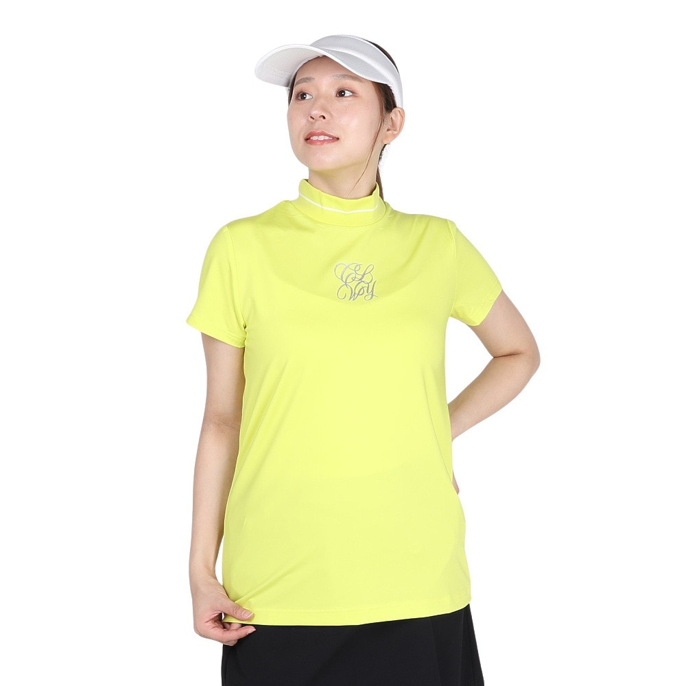 キャロウェイ（CALLAWAY）（レディース）ゴルフウェア 半袖モックネックシャツ C25234202-1060