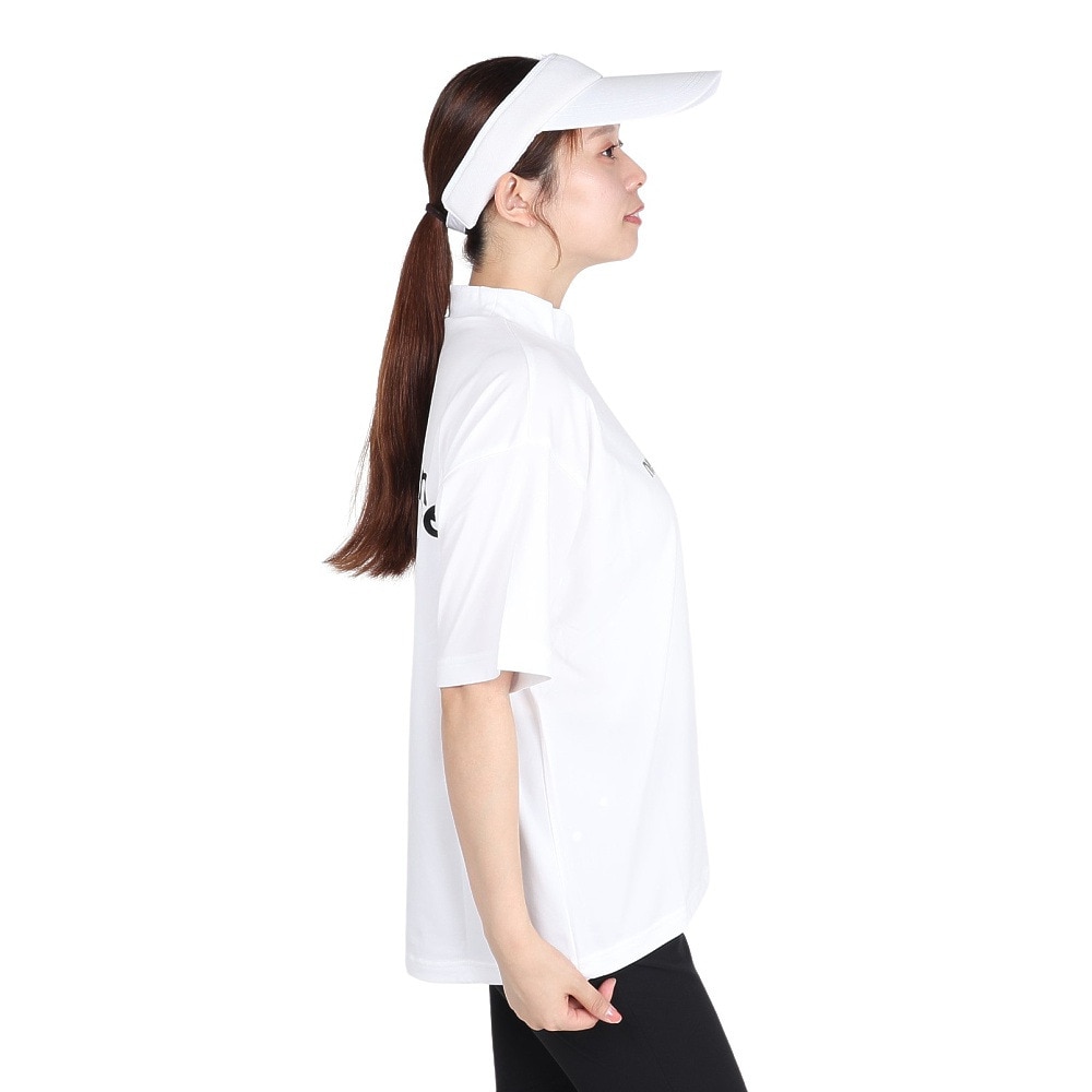 ニューバランス（new balance）（レディース）ゴルフウェア 半袖 モックネック プルオーバー 012-5266501-030
