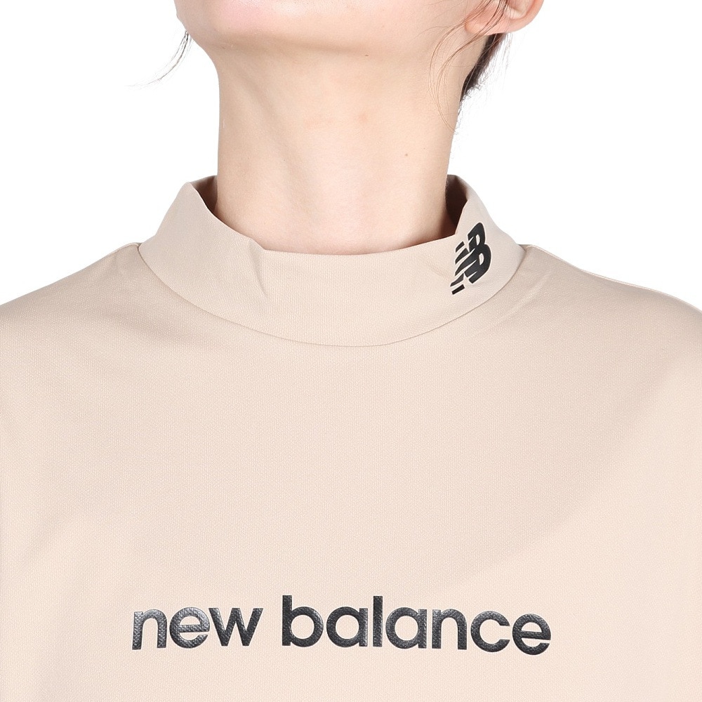 ニューバランス（new balance）（レディース）ゴルフウェア 半袖 モックネック プルオーバー 012-5266501-043