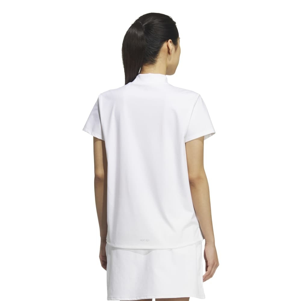 新品 アディダス セットアップ 半袖モックネック ゴルフ スカート 上下 白色 アディダス（adidas）（レディース）ゴルフ HEAT. RDY モックネック