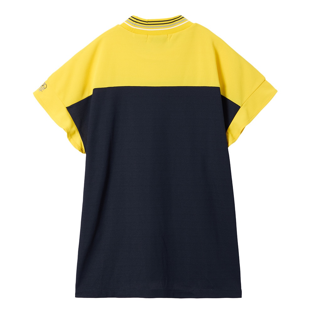 ルコックスポルティフ（lecoqsportif）（レディース）モックネック ゴルフ 半袖 モックネック半袖シャツ LG5FHS50L NV00
