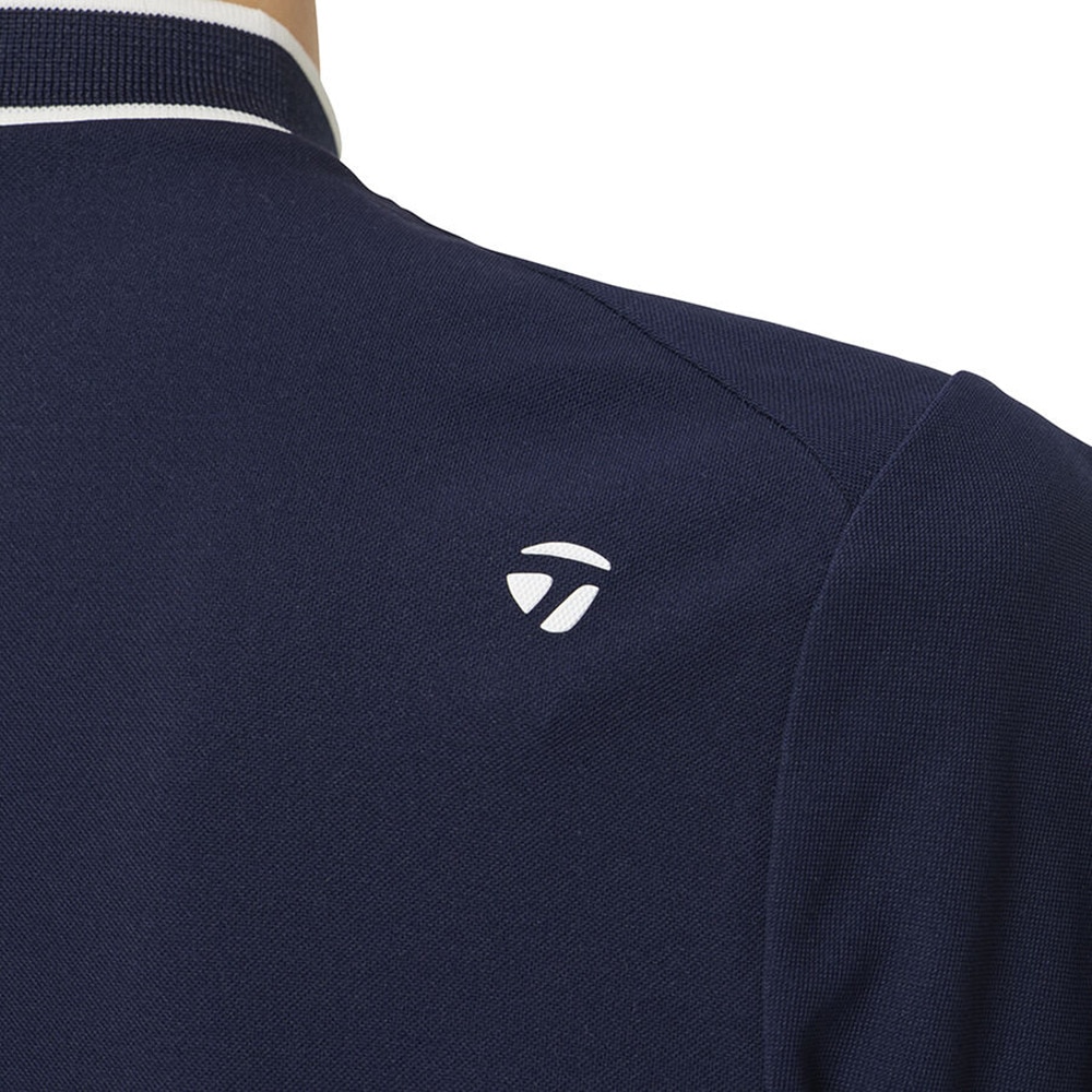 テーラーメイド（TAYLORMADE）（レディース）モックネック ゴルフ スクリプトロゴ 半袖シャツ M20337-TL521