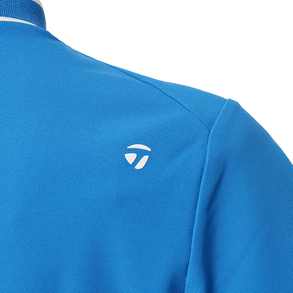 テーラーメイド（TAYLORMADE）（レディース）モックネック ゴルフ スクリプトロゴ 半袖シャツ M20339-TL521