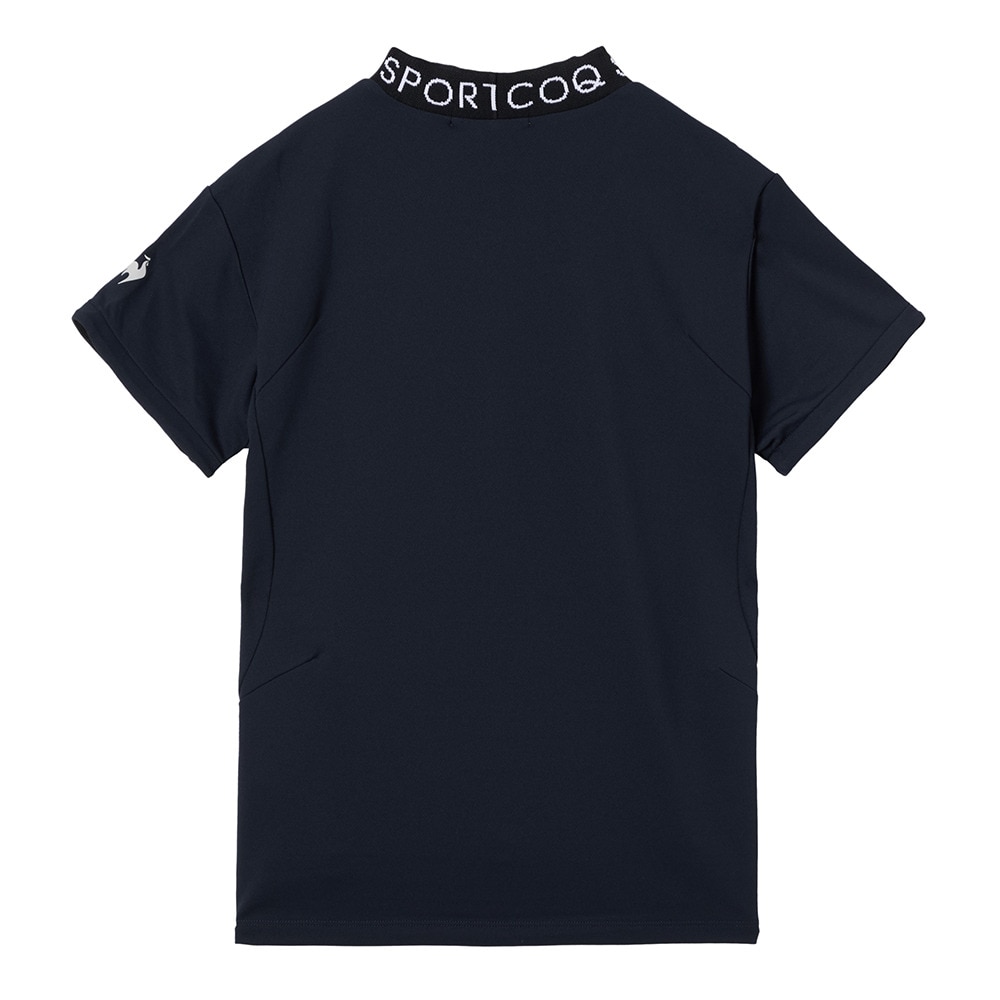 ルコックスポルティフ（lecoqsportif）（レディース）モックネック ゴルフ 半袖 モックネック半袖シャツ LG5FHS52L NV00