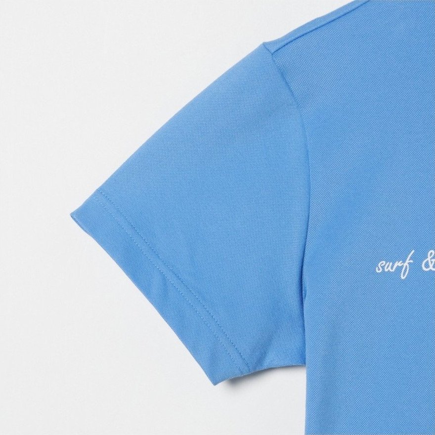 ROSASEN（ROSASEN）（レディース）ゴルフ ベアカノコ 半袖モックネックシャツ 045-25343-26SS-091