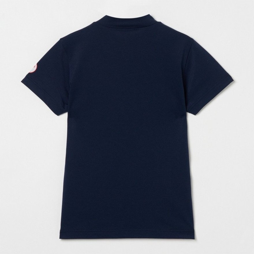 ROSASEN（ROSASEN）（レディース）ゴルフ ベアカノコ 半袖モックネックシャツ 045-25343-26SS-098