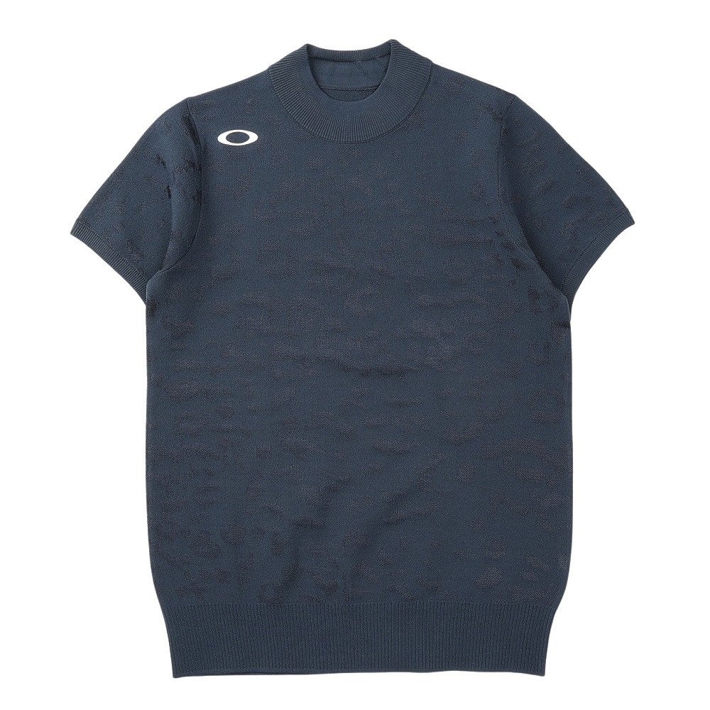 oakt4 新品 オークリー レディースゴルフ半袖モックネックシャツS ブラック オークリー（OAKLEY）（レディース）ゴルフウェア 半袖 ELEVATE