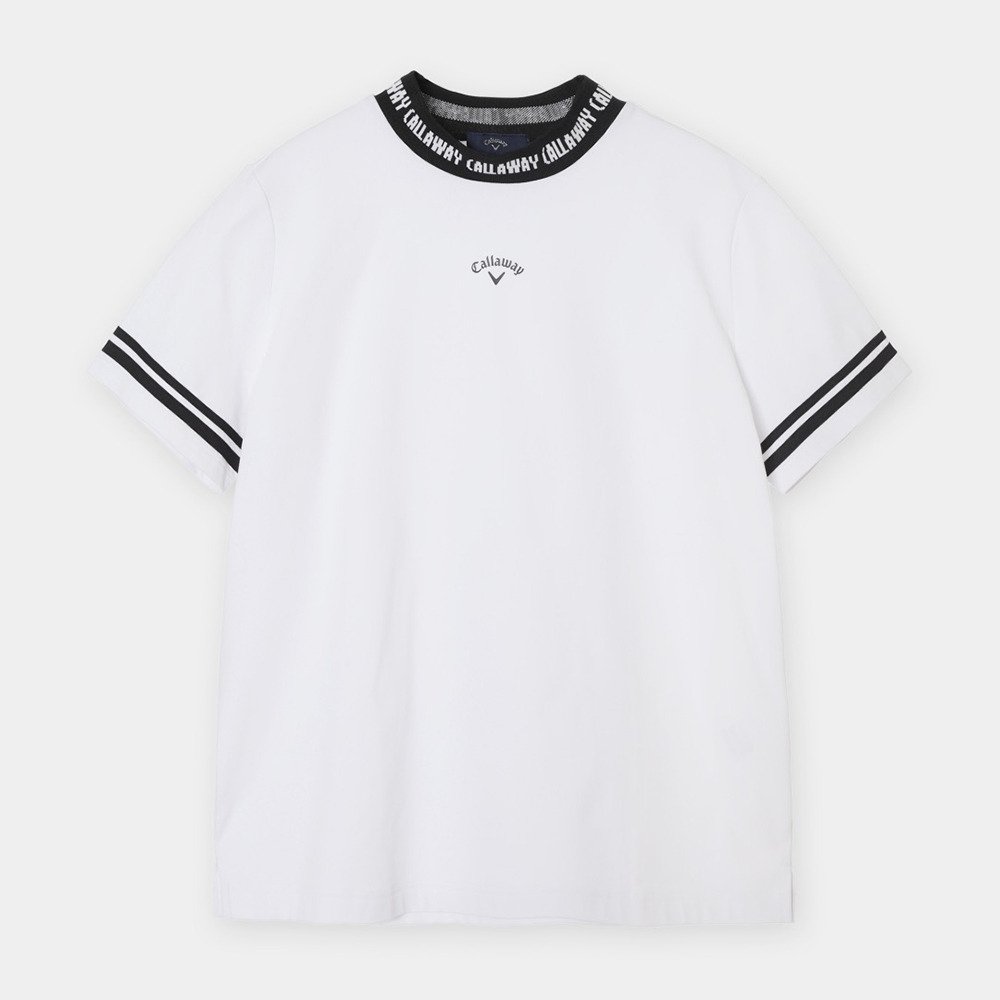 キャロウェイ（CALLAWAY）（レディース）ゴルフウェア UVカット裏クール半袖モックネックシャツ C26134206-1030