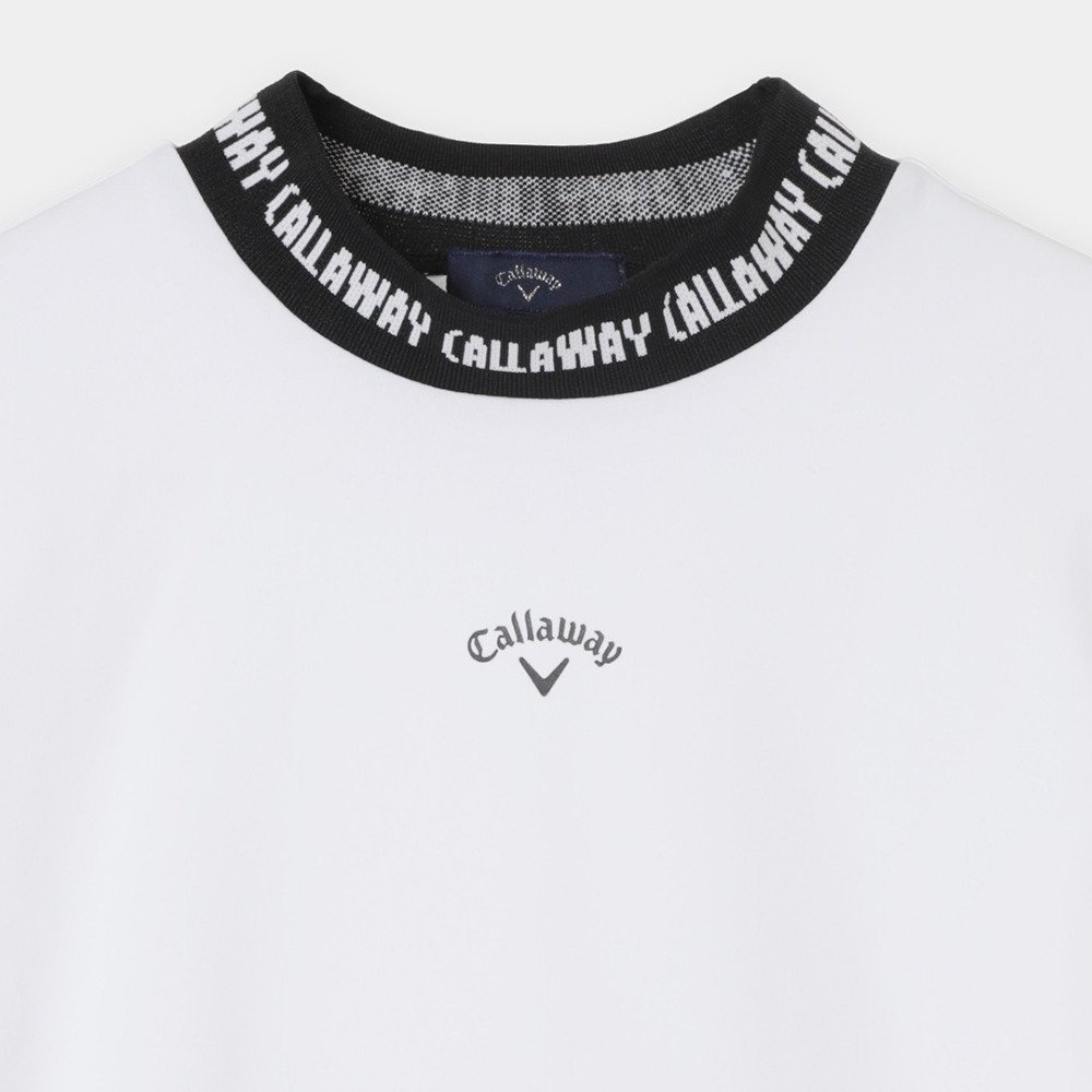 キャロウェイ（CALLAWAY）（レディース）ゴルフウェア UVカット裏クール半袖モックネックシャツ C26134206-1030