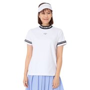 モックネック レディース ゴルフ 半袖 UVカット裏クール半袖モックネックシャツ C26134206