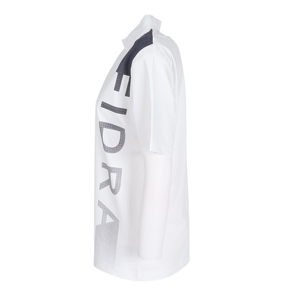 フィドラ（FIDRA）（レディース）ゴルフウェア 吸汗速乾 モックネック レディース 半袖シャツ FD5VUG20 WHT