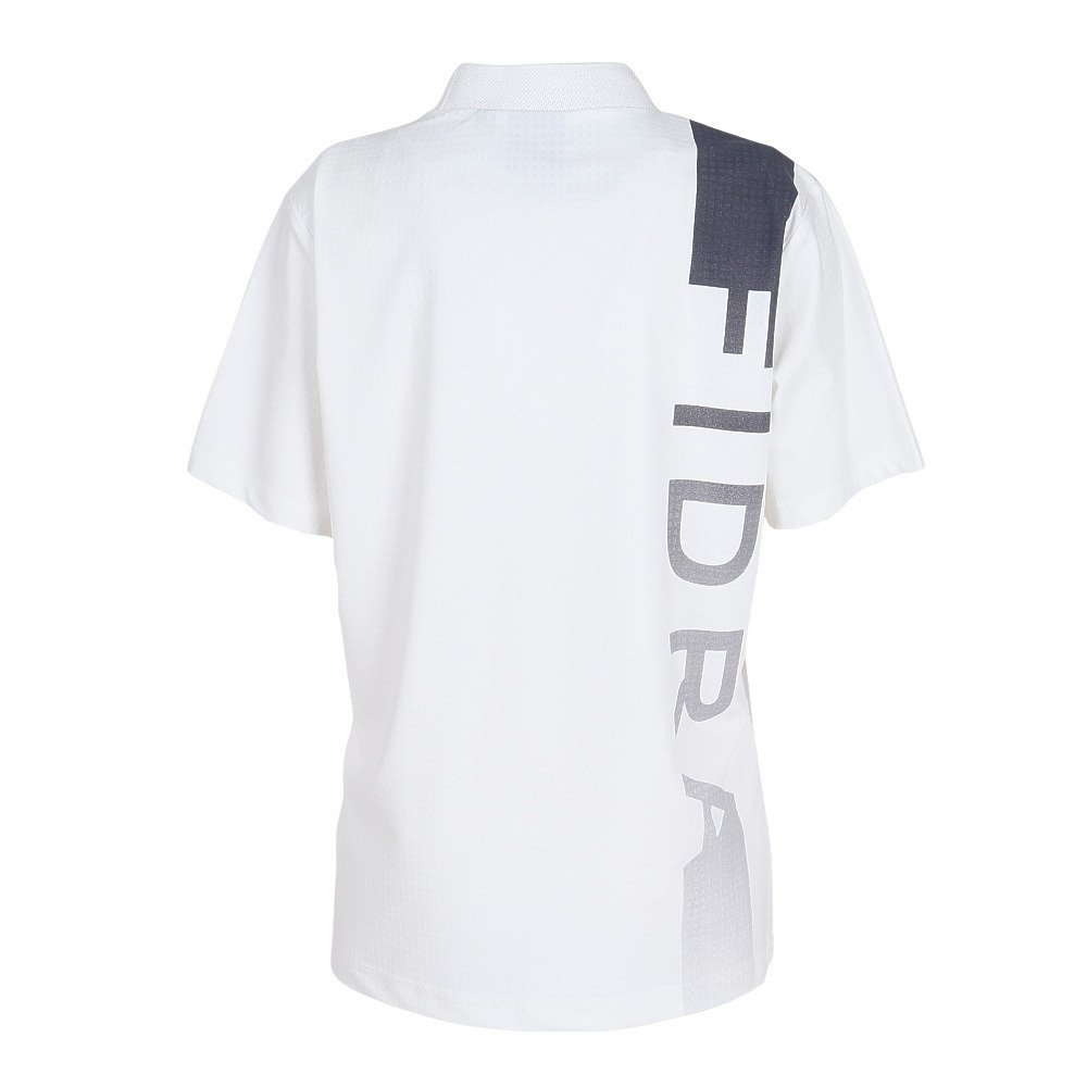 フィドラ（FIDRA）（レディース）ゴルフウェア 吸汗速乾 モックネック レディース 半袖シャツ FD5VUG20 WHT