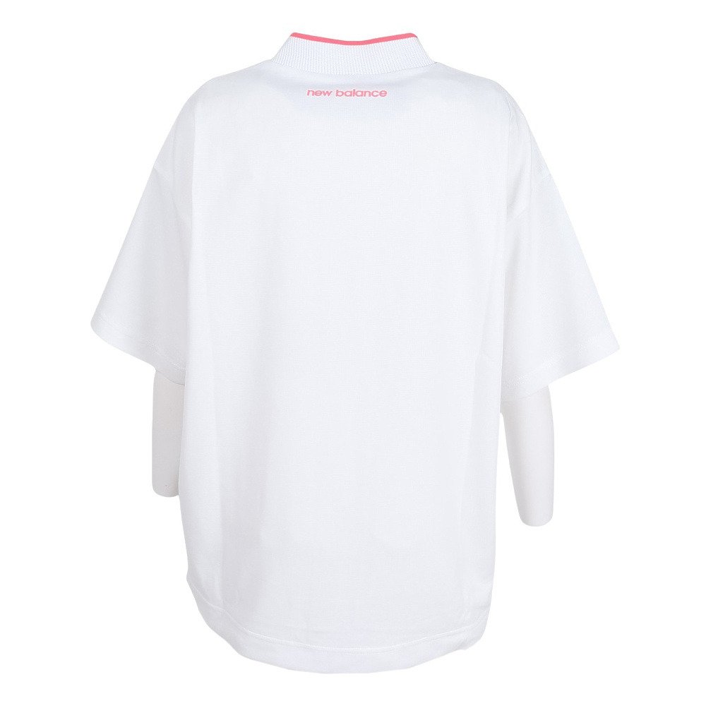ニューバランス（new balance）（レディース）ゴルフウェア 半袖 ハーフスリーブ モックネックシャツ 012-6166508-030