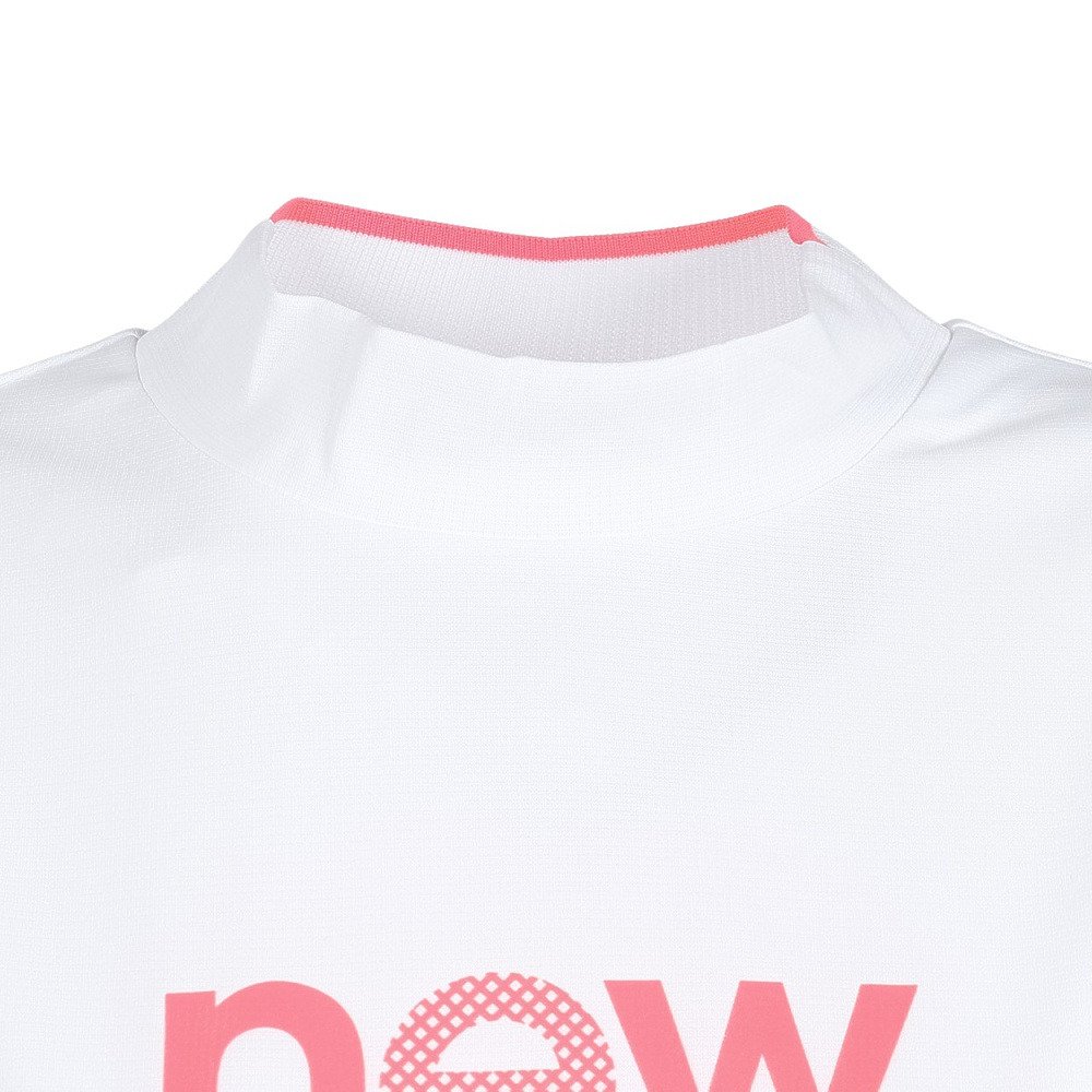 ニューバランス（new balance）（レディース）ゴルフウェア 半袖 ハーフスリーブ モックネックシャツ 012-6166508-030