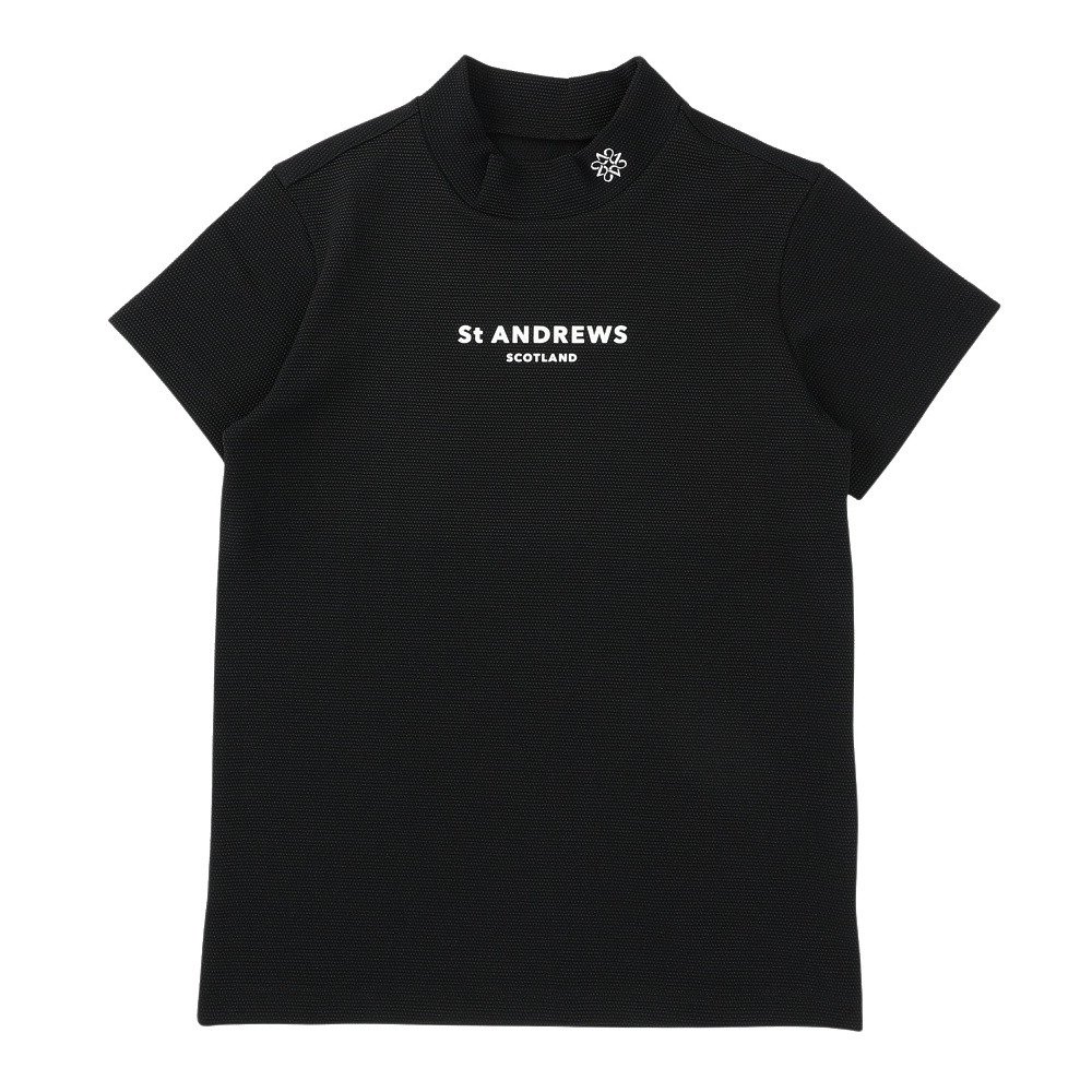 【新品】セントアンドリュース サイズL モックネック半袖 黒レディース セントアンドリュース レディース - 【公式】 スーパースポーツゼビオ