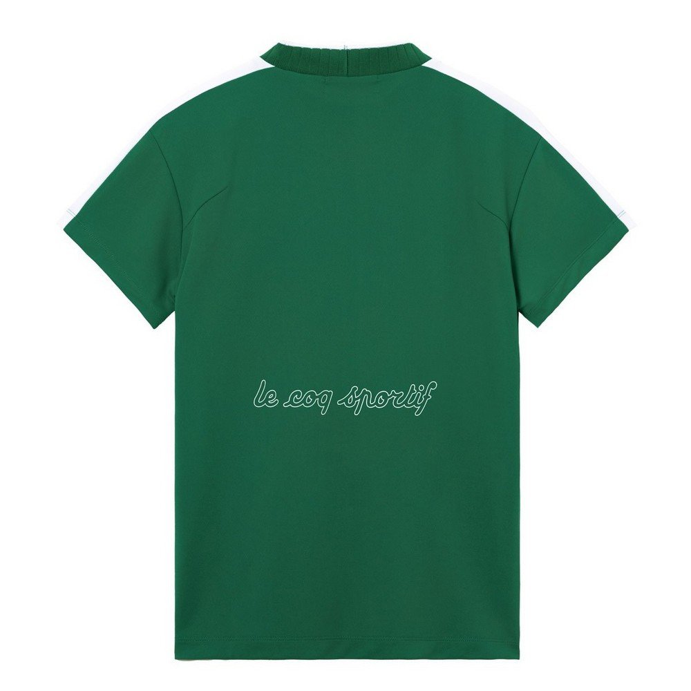ルコックスポルティフ（lecoqsportif）（レディース）ゴルフウェア モックネック半袖シャツ LG6SHS50L GR00