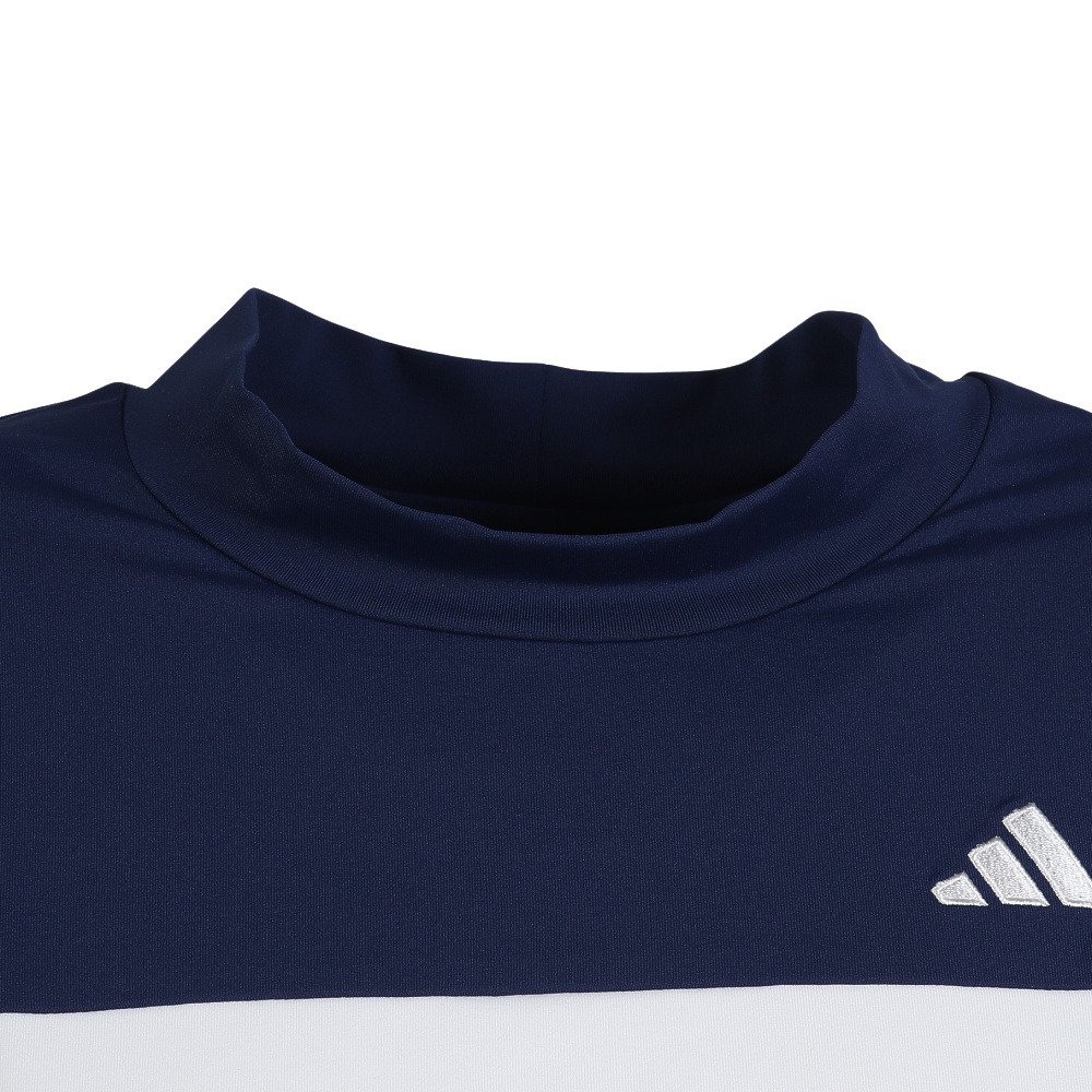 アディダス（adidas）（レディース）モックネック レディース ゴルフ 半袖 CB フレンチスリーブ OGH87-KM0841 NVY