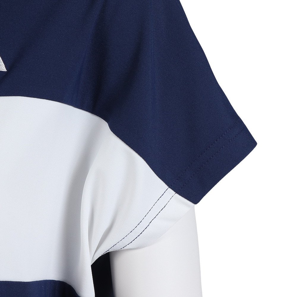 アディダス（adidas）（レディース）モックネック レディース ゴルフ 半袖 CB フレンチスリーブ OGH87-KM0841 NVY