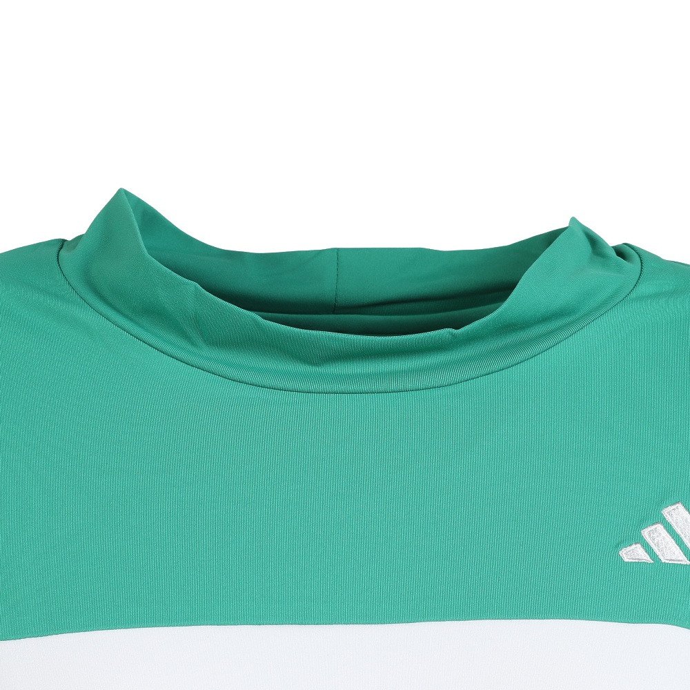 アディダス（adidas）（レディース）モックネック レディース ゴルフ 半袖 CB フレンチスリーブ OGH87-KM0842 GRN
