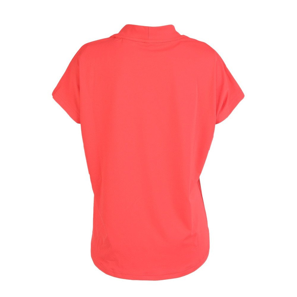 アディダス（adidas）（レディース）モックネック レディース ゴルフ 半袖 CB フレンチスリーブ OGH87-KM2219 RED