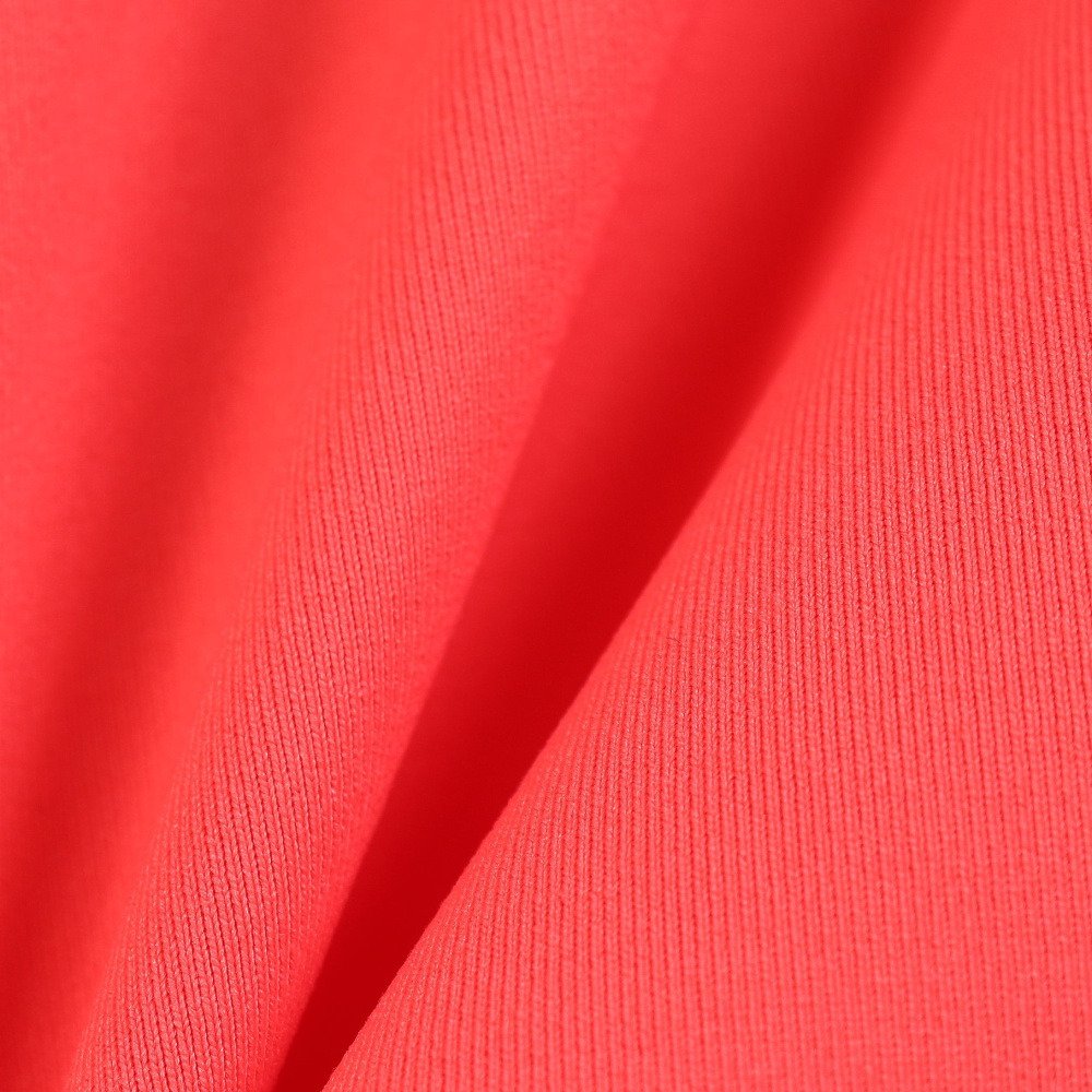 アディダス（adidas）（レディース）モックネック レディース ゴルフ 半袖 CB フレンチスリーブ OGH87-KM2219 RED