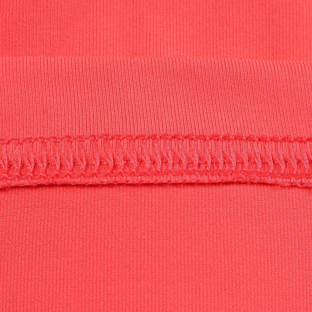 アディダス（adidas）（レディース）モックネック レディース ゴルフ 半袖 CB フレンチスリーブ OGH87-KM2219 RED