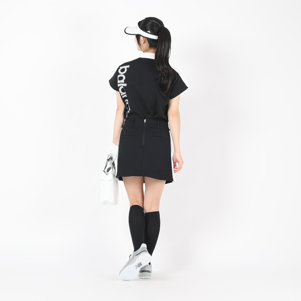 ニューバランス（new balance）（レディース）ゴルフウェア 半袖 SWEAT オフモックネックシャツ 012-4164501-010