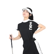 ニューバランス（new balance）（レディース）ゴルフウェア 半袖 SWEAT オフモックネックシャツ 012-4164501-010