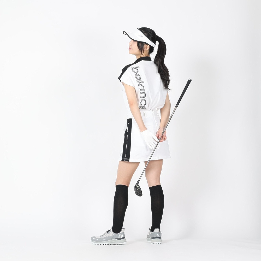 ニューバランス（new balance）（レディース）ゴルフウェア 半袖 SWEAT オフモックネックシャツ 012-4164501-030