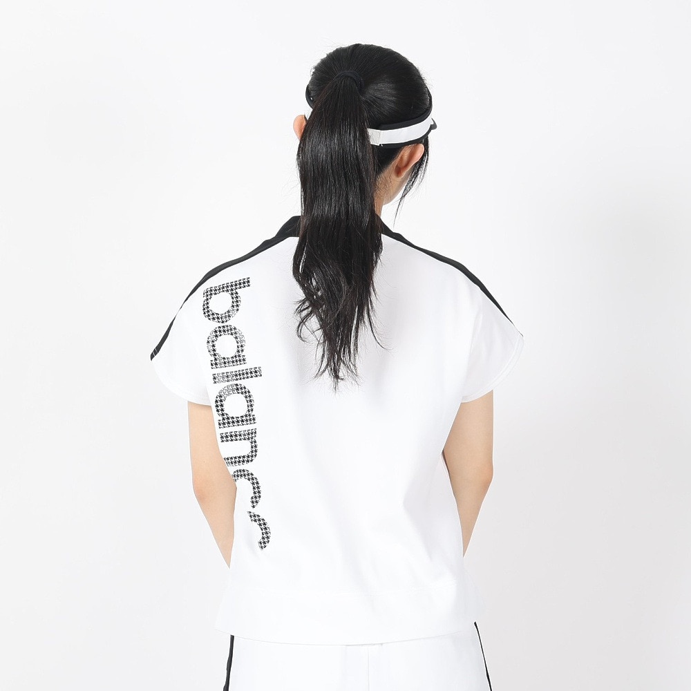 ニューバランス（new balance）（レディース）ゴルフウェア 半袖 SWEAT オフモックネックシャツ 012-4164501-030