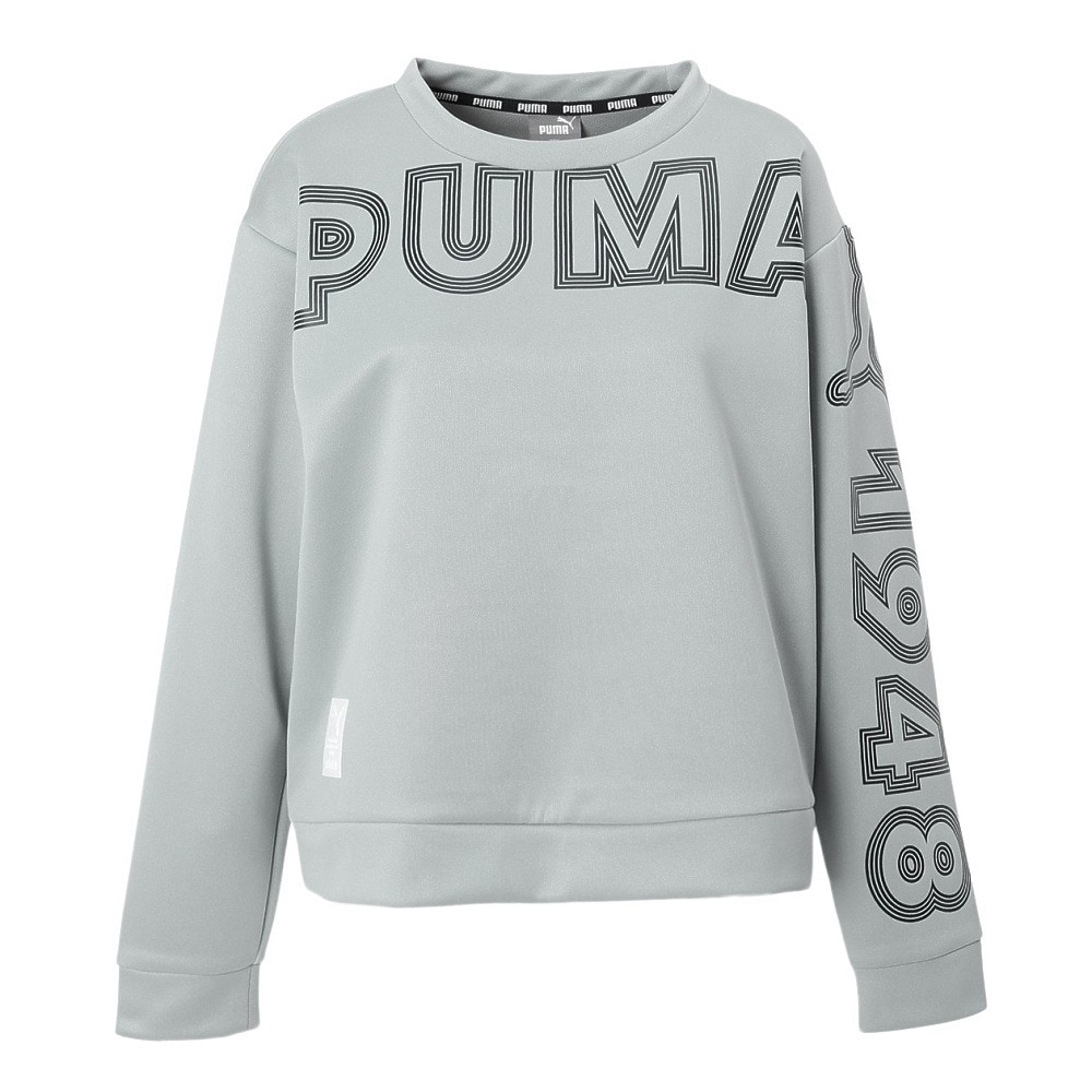 プーマ（PUMA）（レディース）ゴルフウェア スウェット クルーネック シャツ 539443-02