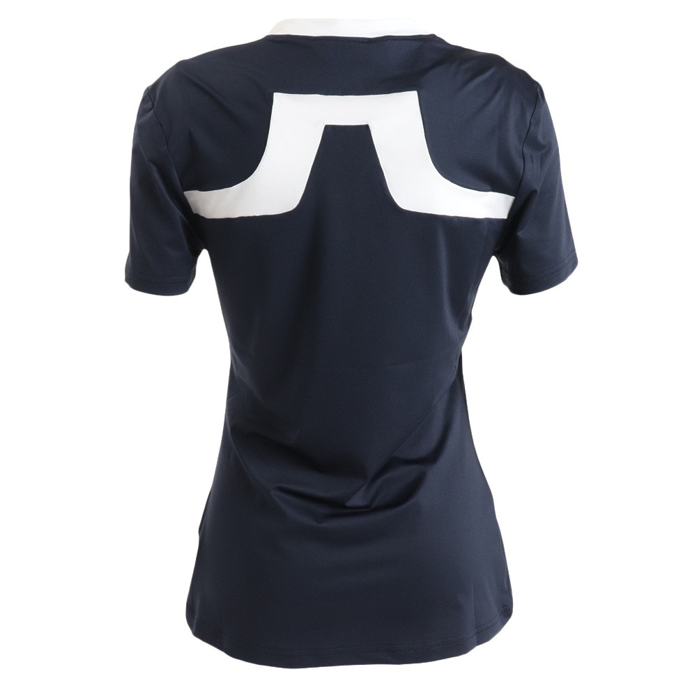 J.LINDEBERG（レディース）ゴルフウェア 吸汗 速乾 Meja Top バックブリッジ 半袖 Tシャツ 072-28544-098