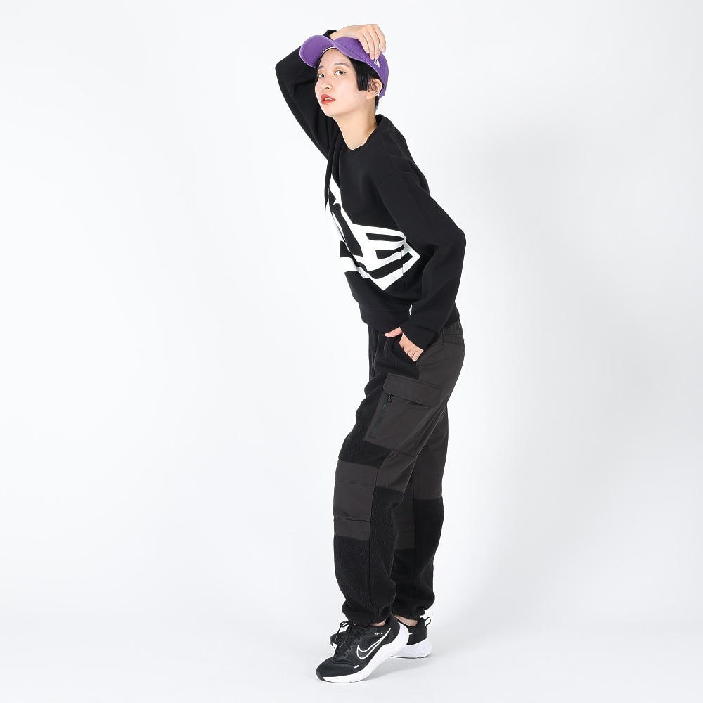 ニューエラ（NEW ERA）（レディース）ゴルフウェア テックスウェット クルーネック ダンボールニット フラッグロゴ 13762651