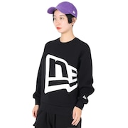 ニューエラ（NEW ERA）（レディース）ゴルフウェア テックスウェット クルーネック ダンボールニット フラッグロゴ 13762651