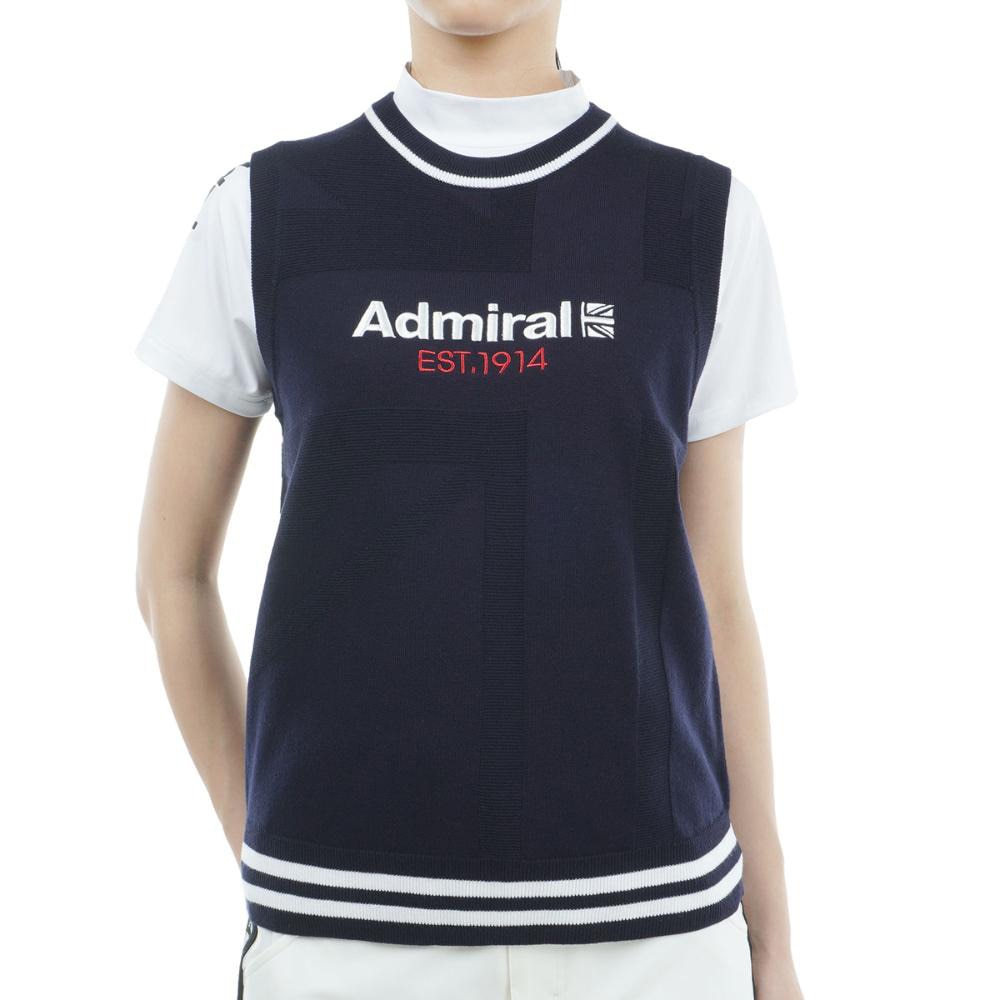アドミラル ゴルフ（Admiral GOLF）（レディース）ゴルフウェア ユニオンジャック クルーベスト ADLA409-NVY