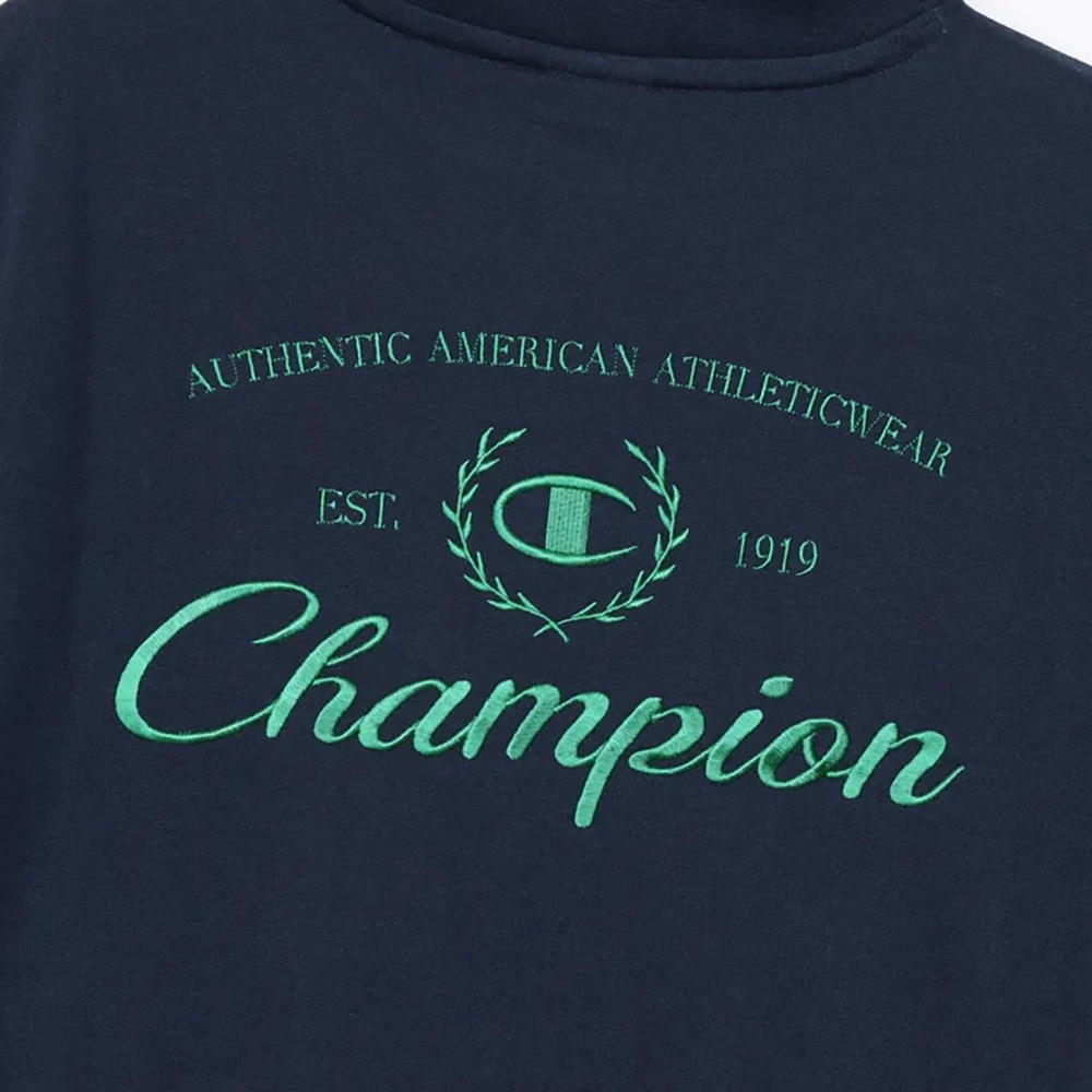 チャンピオン（CHAMPION）（レディース）ゴルフウェア 吸汗速乾 抗菌防臭 半袖 モックネックスウェットシャツ CW-BG002 370